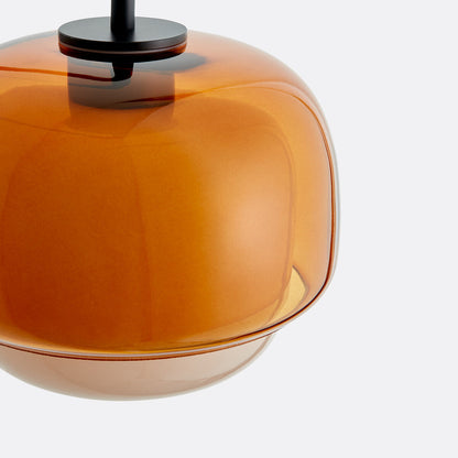 Colored Glass Dome Wall Lamp