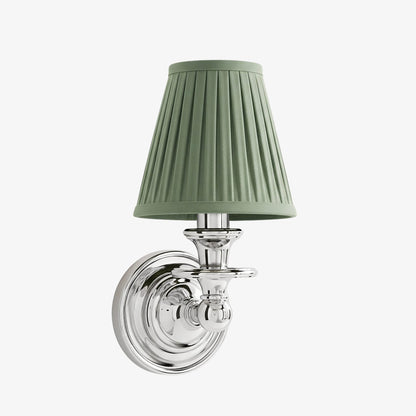Pleated Fabric Shade Wall Sconce