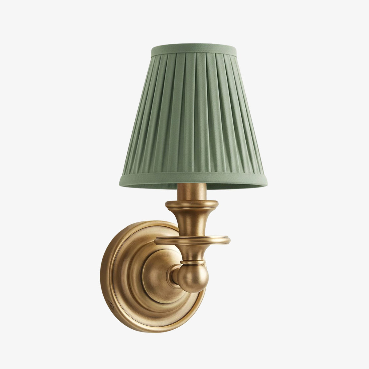 
Pleated Fabric Shade Wall Sconce