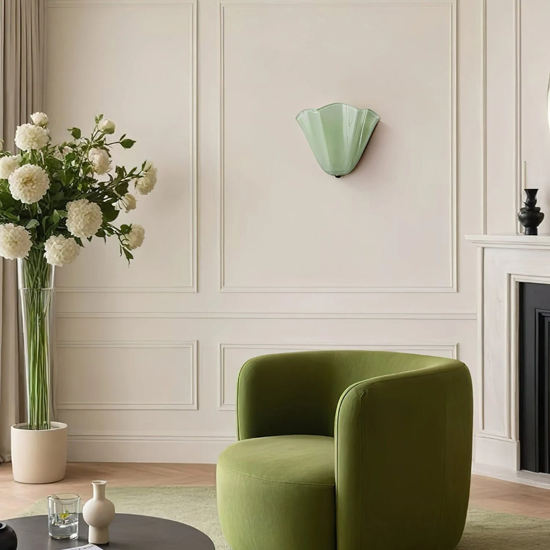 
Musa Hand-Blown Glass Wall Lamp