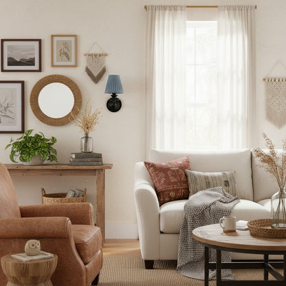 Pleated Fabric Shade Wall Sconce