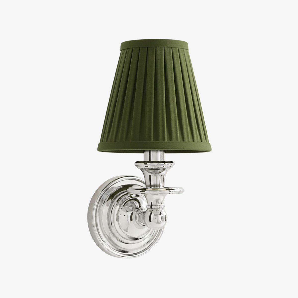 
Pleated Fabric Shade Wall Sconce
