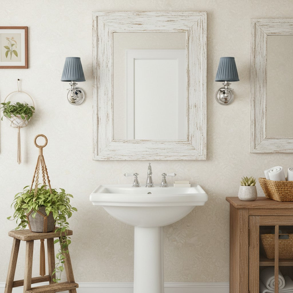 
Pleated Fabric Shade Wall Sconce