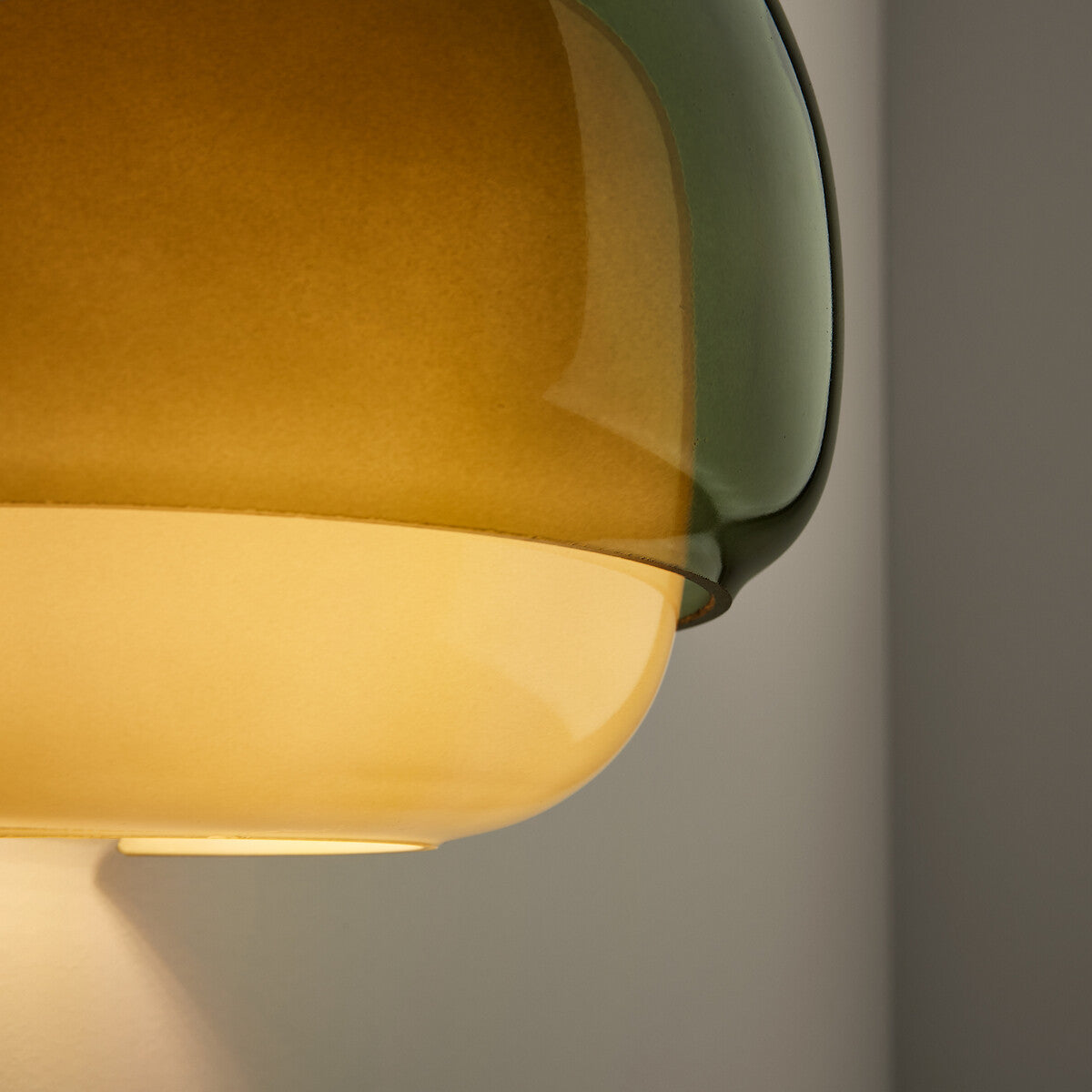 
Colored Glass Dome Wall Lamp