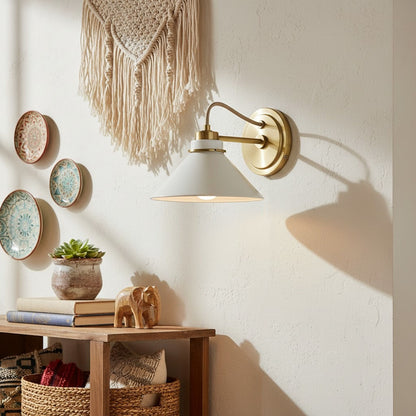 Grange Adjustable Metal Wall Lamp