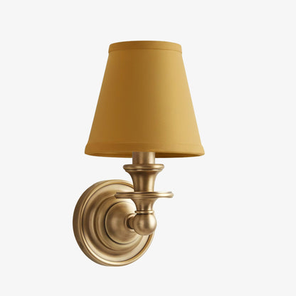 Pleated Fabric Shade Wall Sconce