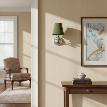 Pleated Fabric Shade Wall Sconce