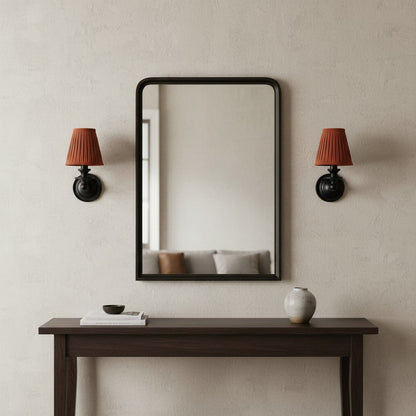 Pleated Fabric Shade Wall Sconce