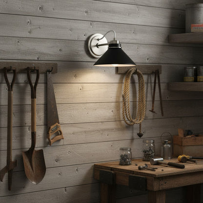 Grange Adjustable Metal Wall Lamp