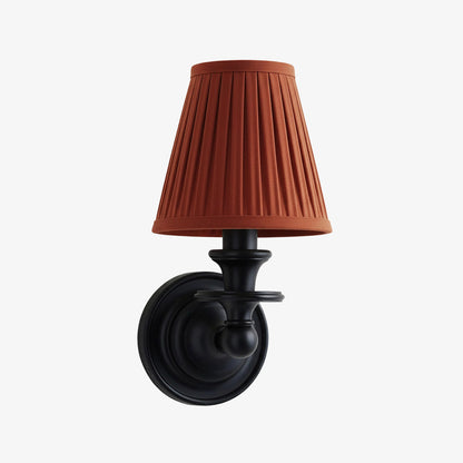 Pleated Fabric Shade Wall Sconce