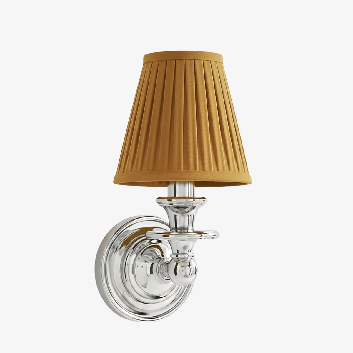 
Pleated Fabric Shade Wall Sconce