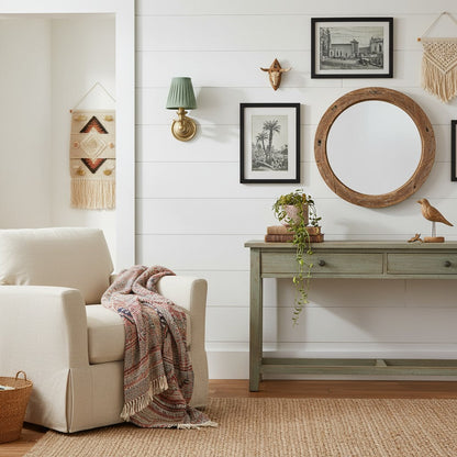 Pleated Fabric Shade Wall Sconce
