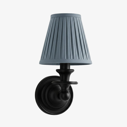Pleated Fabric Shade Wall Sconce