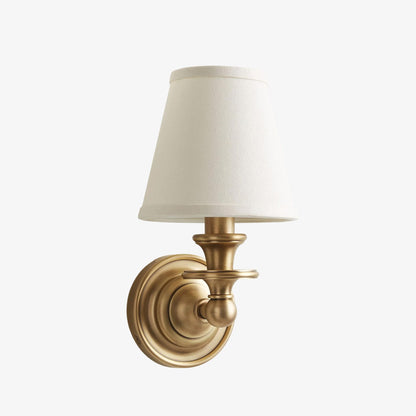 Pleated Fabric Shade Wall Sconce