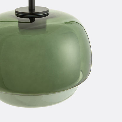 Colored Glass Dome Wall Lamp