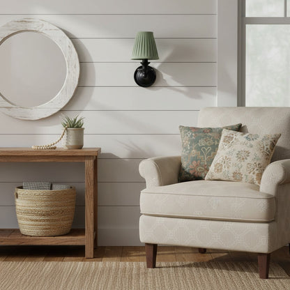 Pleated Fabric Shade Wall Sconce