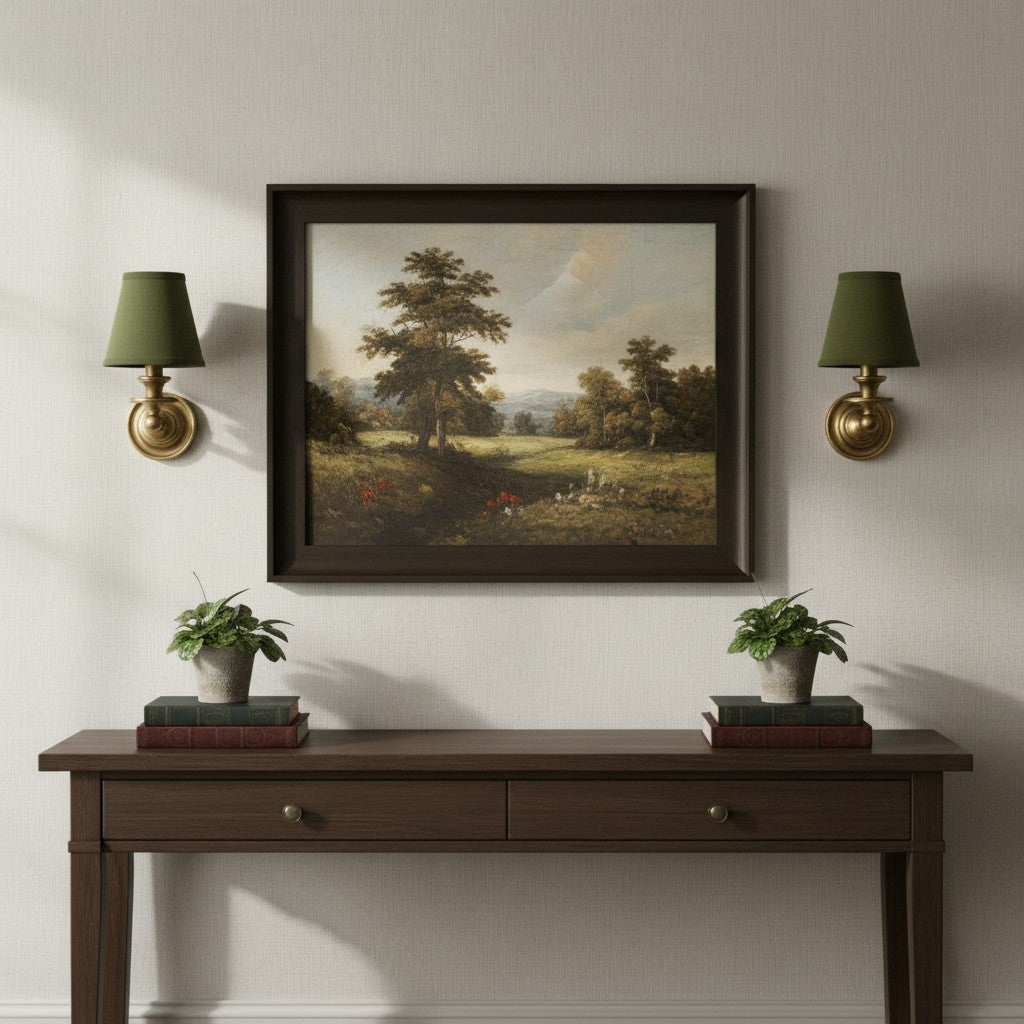 
Pleated Fabric Shade Wall Sconce