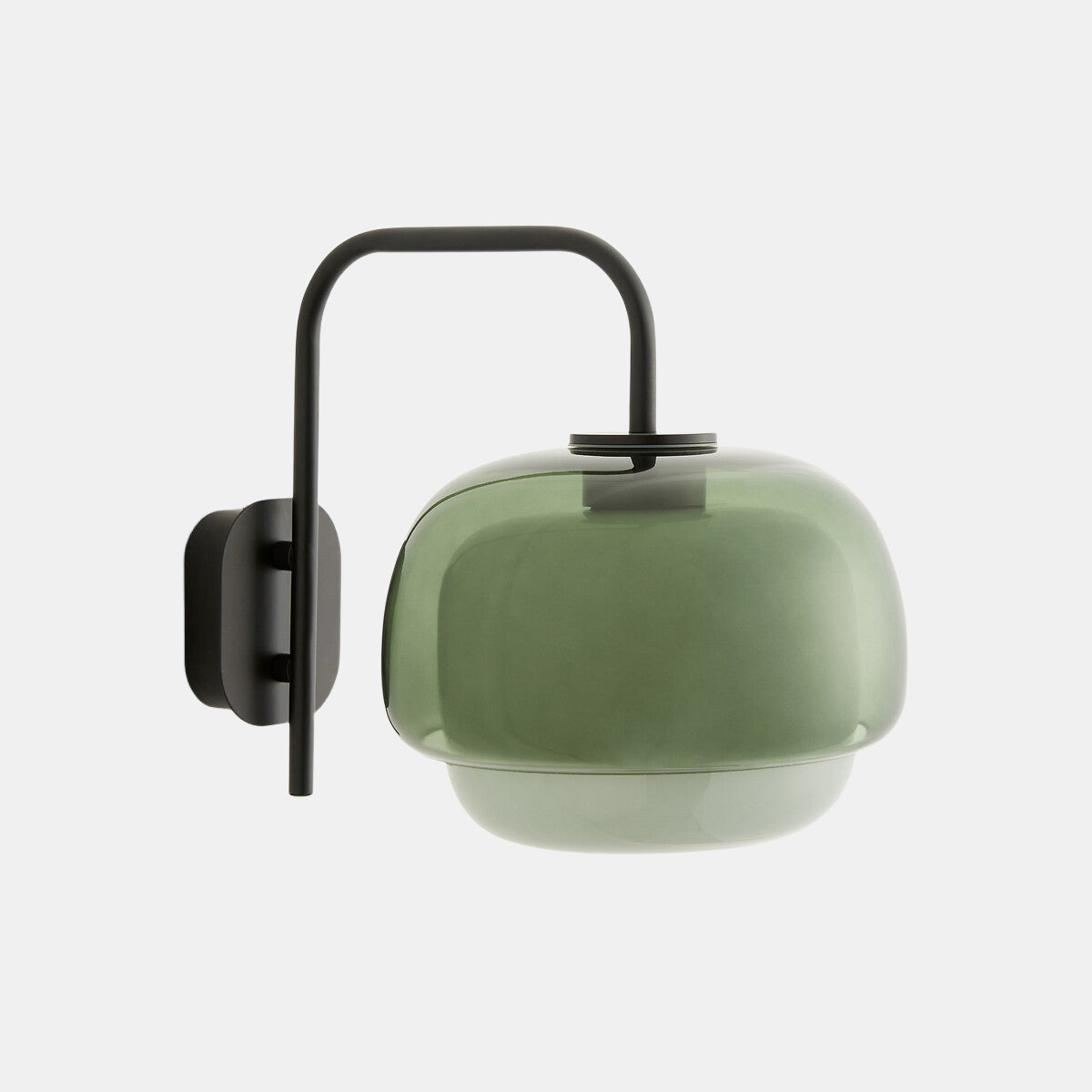 
Colored Glass Dome Wall Lamp