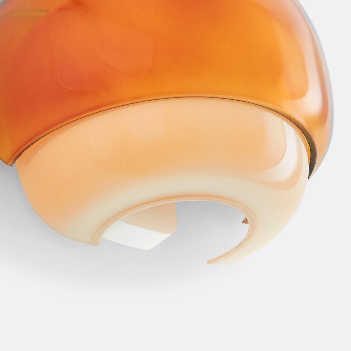 
Colored Glass Dome Wall Lamp