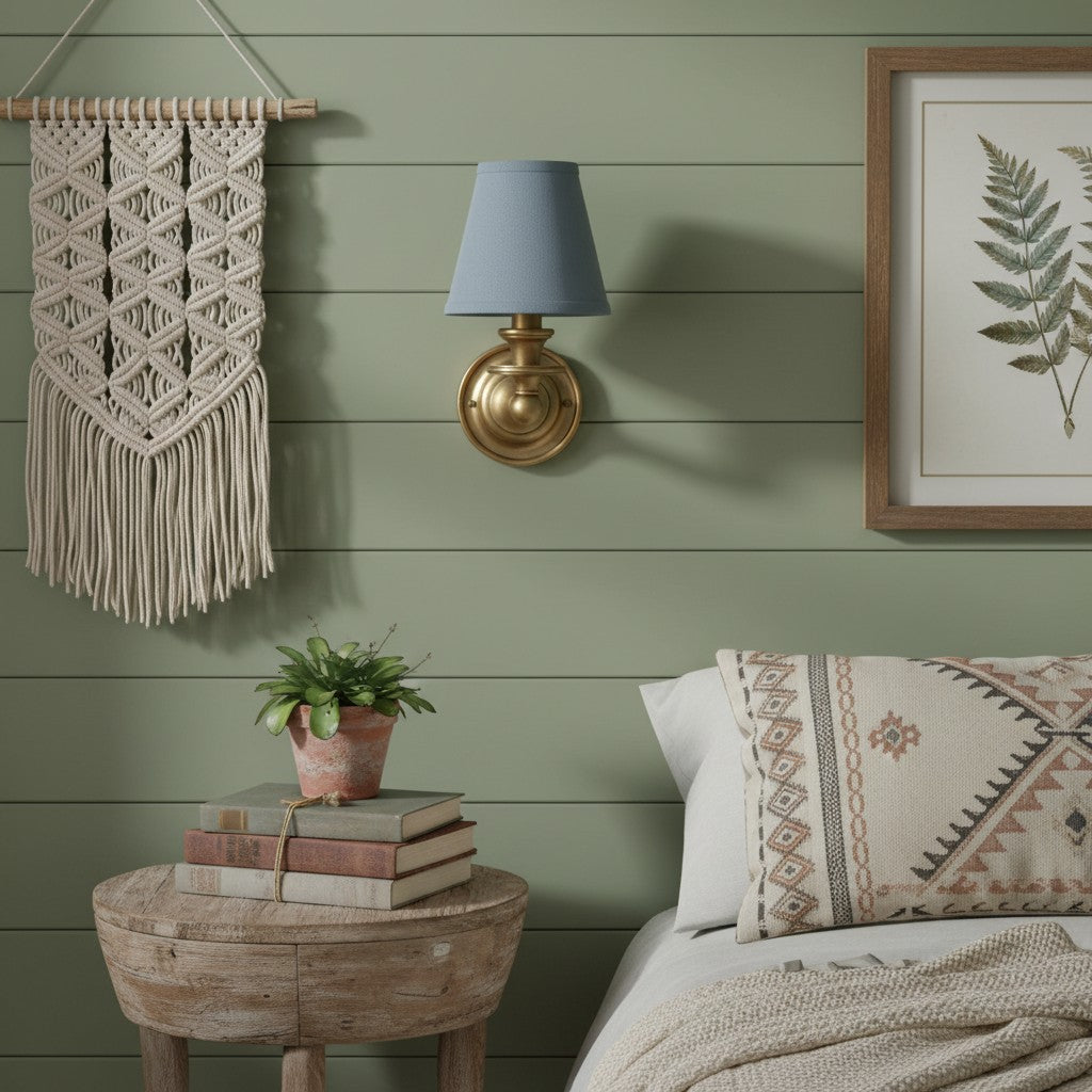 
Pleated Fabric Shade Wall Sconce