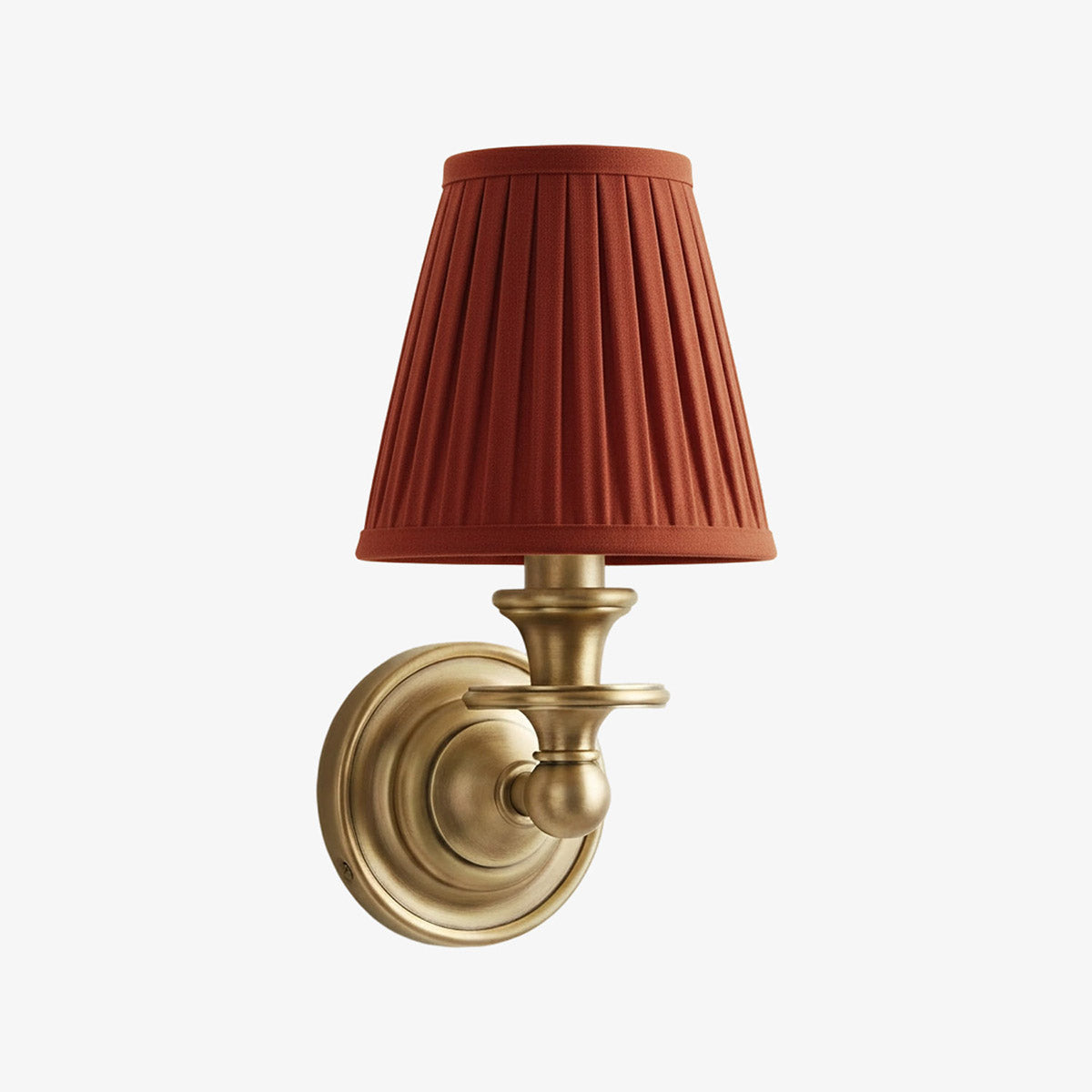 
Pleated Fabric Shade Wall Sconce