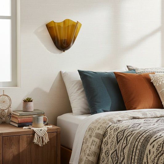 
Musa Hand-Blown Glass Wall Lamp