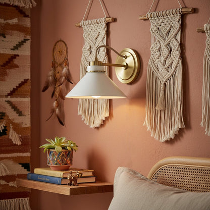 Grange Adjustable Metal Wall Lamp