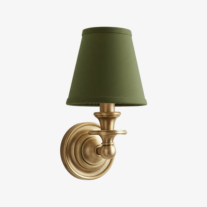 Pleated Fabric Shade Wall Sconce