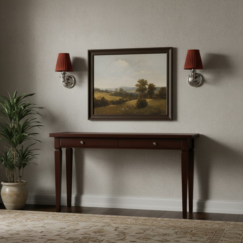 
Pleated Fabric Shade Wall Sconce
