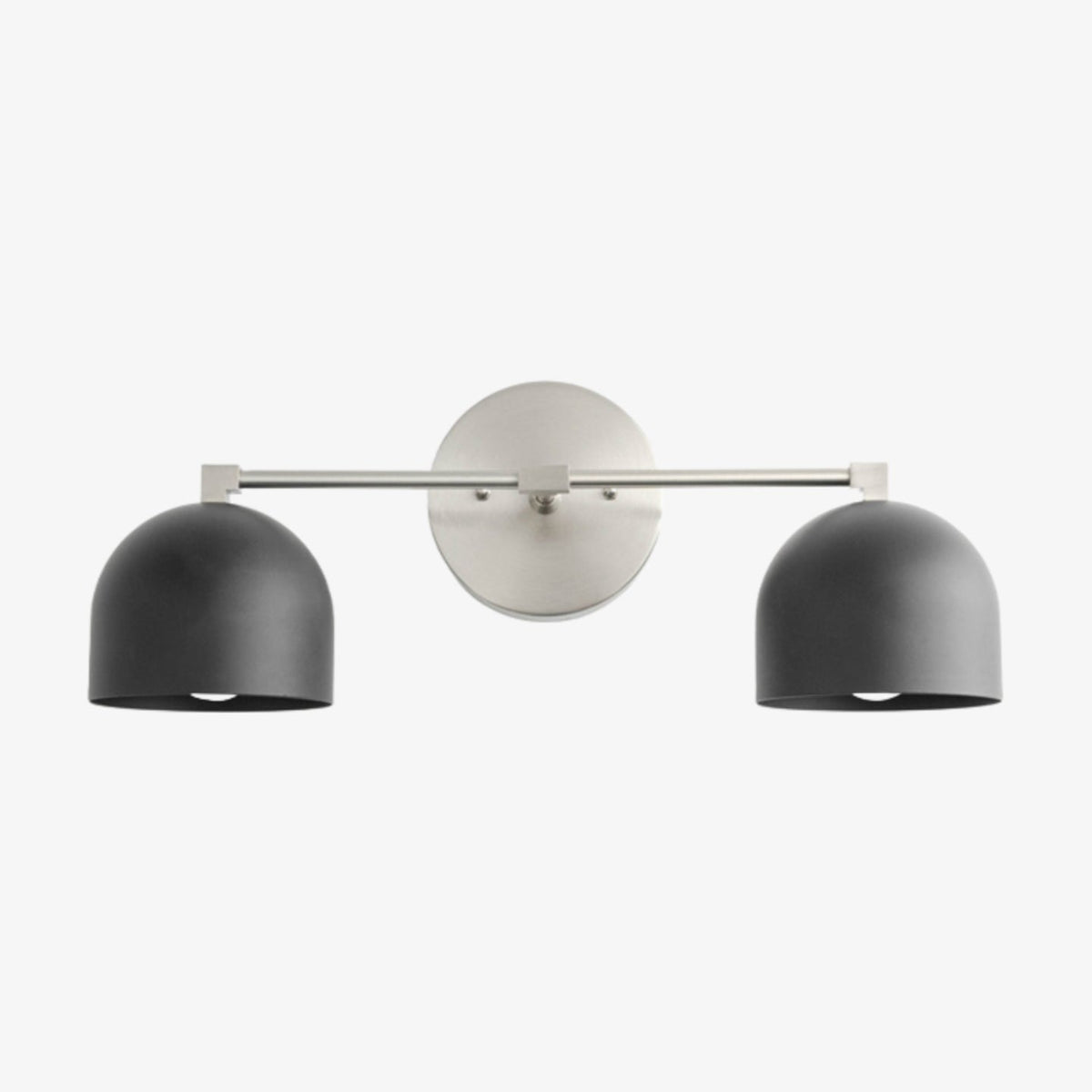 
Mid-Century Dome Brass Vanity Wall Sconce