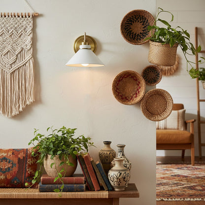 Grange Adjustable Metal Wall Lamp