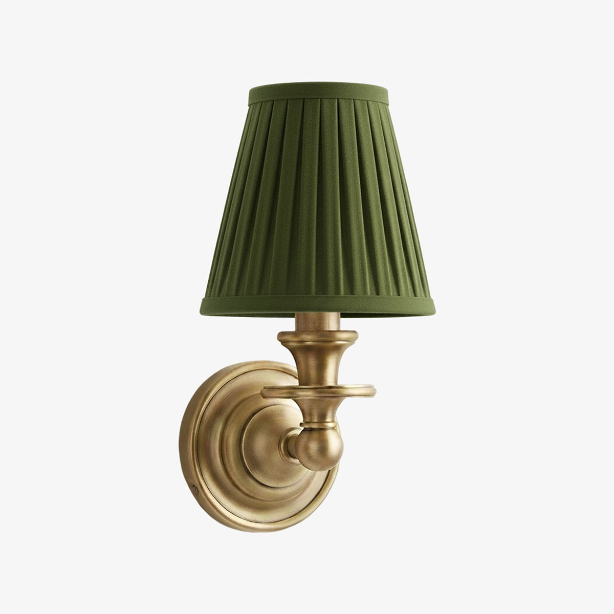
Pleated Fabric Shade Wall Sconce