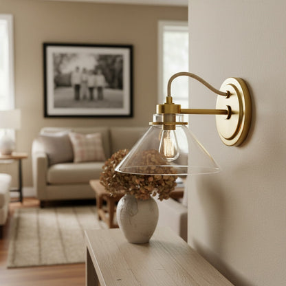 Grange Adjustable Metal Wall Lamp
