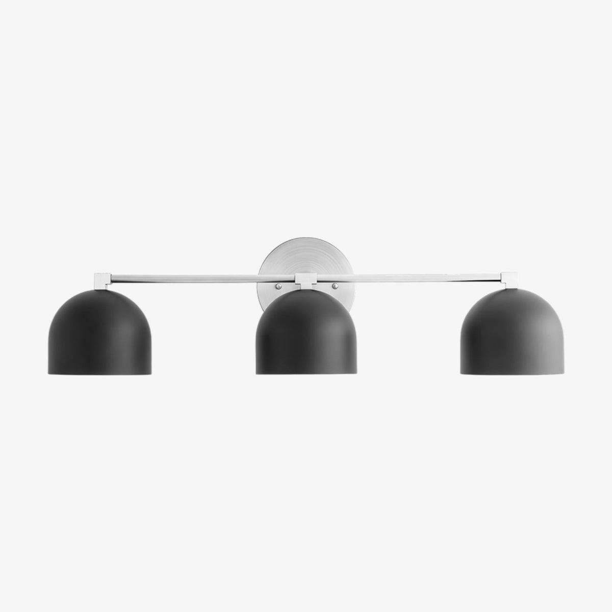 
Mid-Century Dome Brass Vanity Wall Sconce