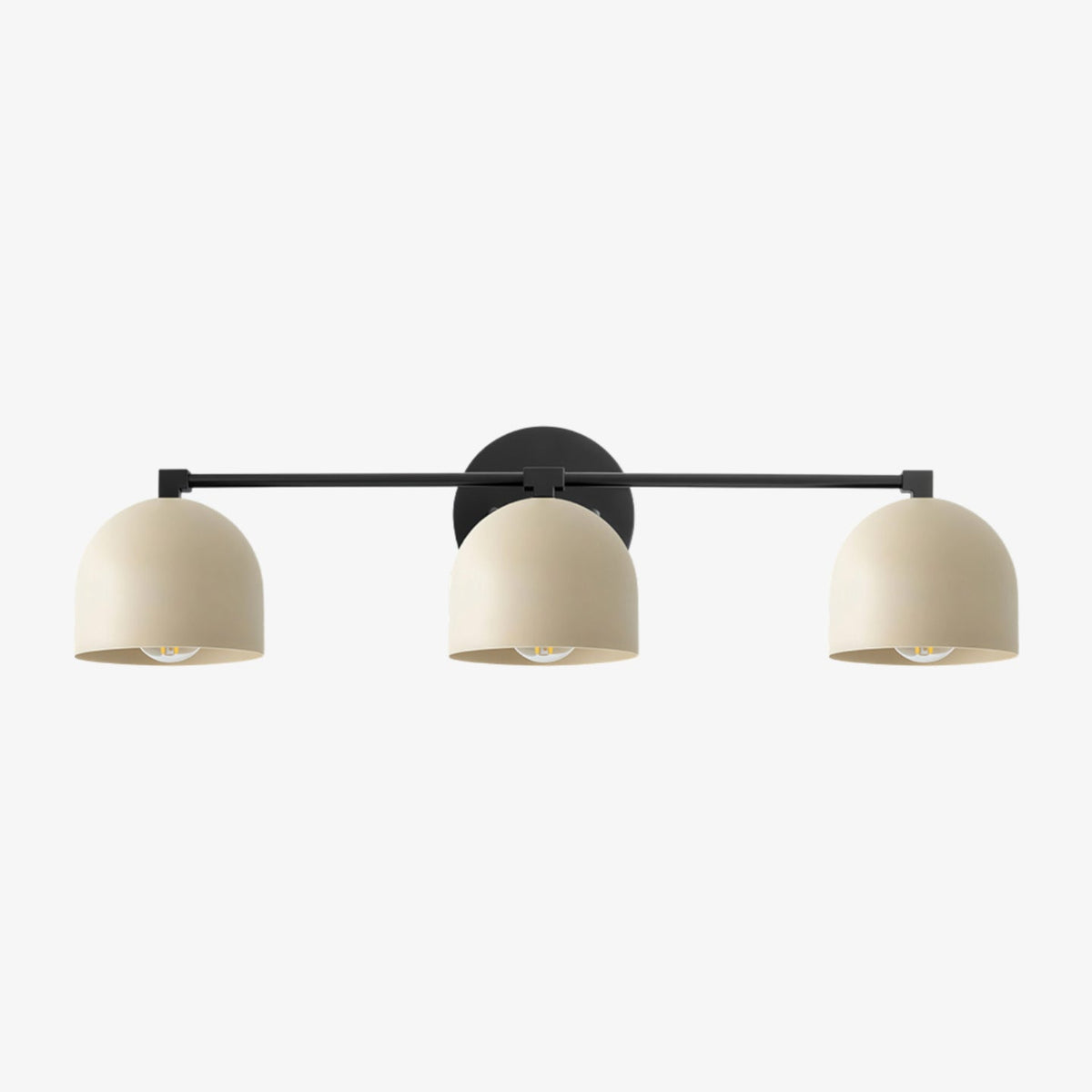 
Mid-Century Dome Brass Vanity Wall Sconce