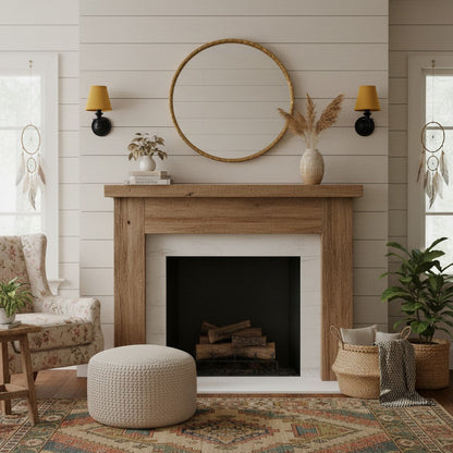Pleated Fabric Shade Wall Sconce